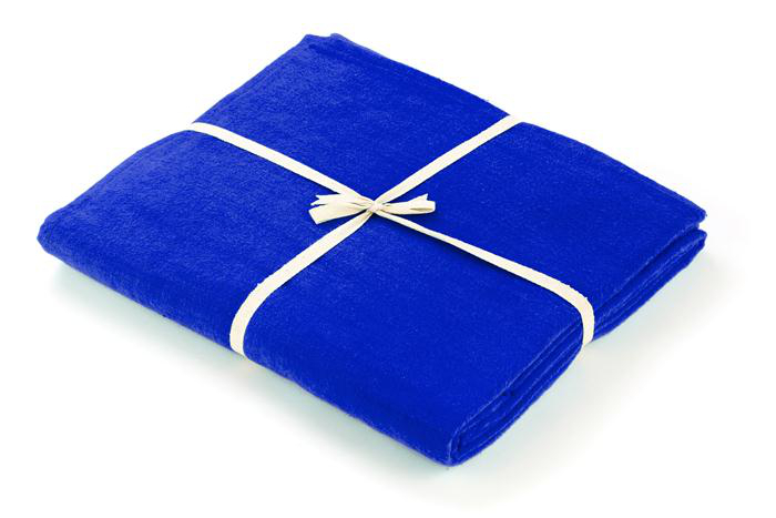 Yogamatters-cotton-blanket-royal-blue-Quiedora-Yoga
